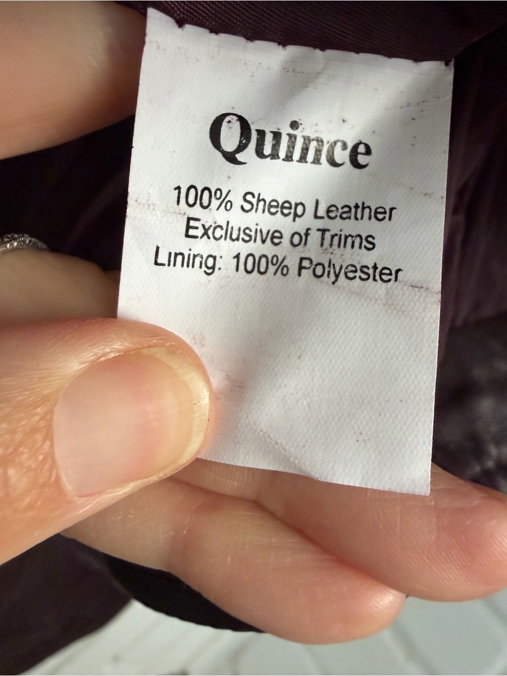 Quince Chocolate Brown Leather Moto Jacket - Picture 6 of 6